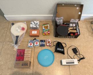 Games, cards, table tennis