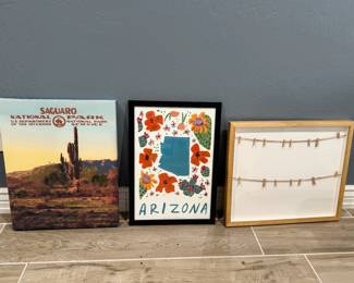 Two Arizona pictures and one frame