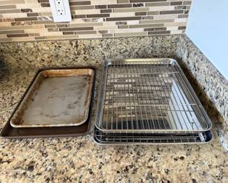 Cooking trays and racks