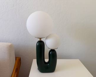 Two (2) cactus lamps, perfect for bedside tables