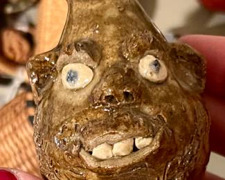 MINIATURE UGLY JUG SIGNED.
