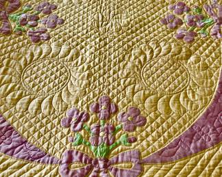 Vintage Marie Webster amazing twin quilt pair. 