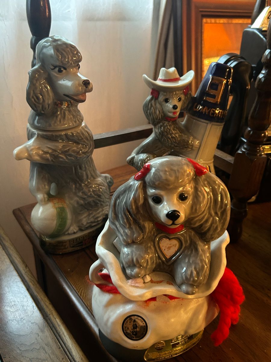 Poodle decanters