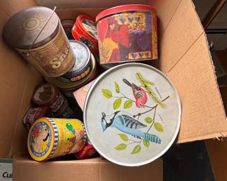 Vintage tins