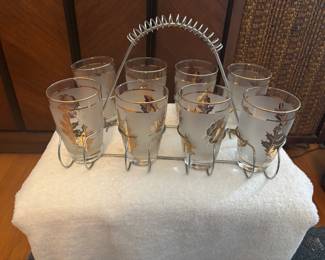 Libbey Golden Foliage Ice Tea glasses
