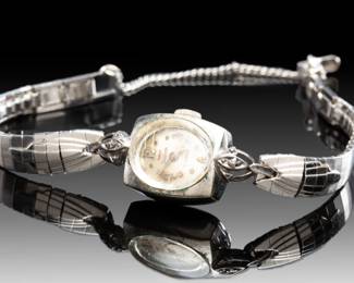Vintage Waltham 17 Jewels Ladies Watch 10K RGP Art Deco Style
