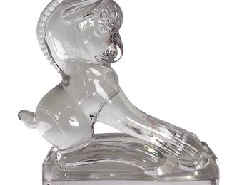 Vintage Heisey "Show Horse No. 5" Crystal Art Glass Figurine, c. 1948-49
