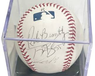 2016 Seattle Mariners Signed MLB Baseball - Steve Cishek, Tony Zych #55, Rob Brantly - Spring Training Era Autograph
