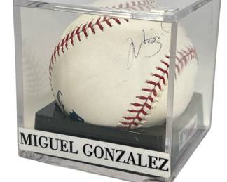 Miguel Gonzalez "El Mariachi" Autographed Official Major League Baseball - Baltimore Orioles / Chicago White Sox
