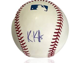 Kevin Kouzmanoff Signed 2010 Oakland A's OML Baseball - Historic "1st Pitch Grand Slam" Player!
