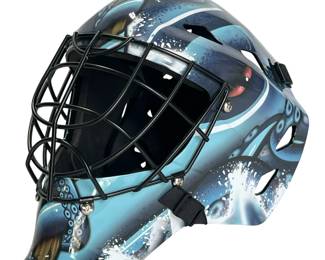 Seattle Kraken NHL Goalie Mask Art - Display Collectible
