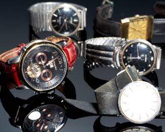 Lot of 7 Vintage & Modern Men's Watches ft. Seiko 5 Automatic, Wittnauer, Elgin
