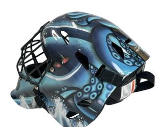 Seattle Kraken NHL Goalie Mask Art - Display Collectible
