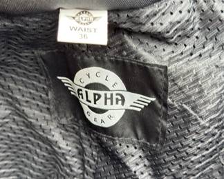 Alpha Cycle Gear Motorcycle Pants 32x36 Cordura Textile, CE Armor, Waterproof