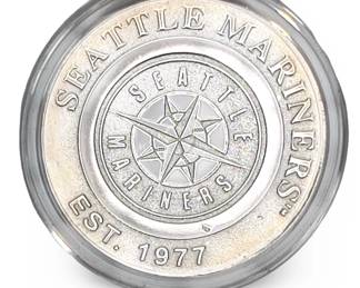 2016 Ken Griffey Jr. Seattle Mariners Number 24 Retirement Silver Coin /2016 Highland Mint HOF

