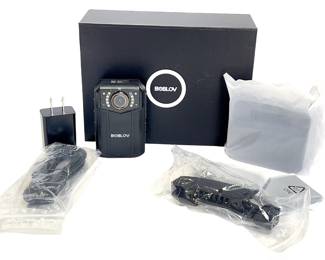 BOBLOV B4K1 4K GPS Body Camera Police-Style Security Cam w/ Night Vision

