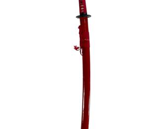 Dragon King "Pine Crane" Katana with Differentially Hardened T10 Steel Blade

