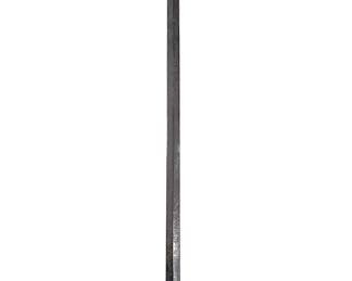 Antique 19th C. Masonic Knights Templar Ceremonial Sword by D.B. Howell New York, Etched Blade, Bone Grip
