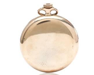 Vintage 1920 Elgin Grade 384 Pocket Watch, 12s, 17J, Breguet Hairspring, Wadsworth GF Case, For Restoration
