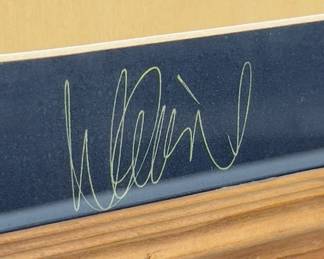 Ichiro Suzuki Autographed "Crawford '05" Wood Folk Art Portrait, Seattle Mariners HOF
