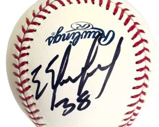 Eduardo Escobar Autographed Official Major League Baseball (ROMLB)
