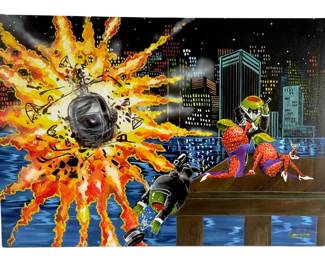 Michael Godard "Party Foul" Signed & Numbered Giclée on Canvas, 101/500
