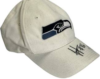 Signed Seattle Seahawks Hat - Marcus Trufant #23 & Jerramy Stevens #86 - Super Bowl XL Era
