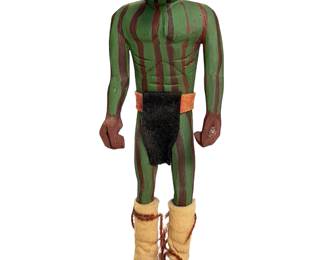 Hopi Pueblo PATUNG Squash Katsina Doll, Vintage Native American Carving c.1970s
