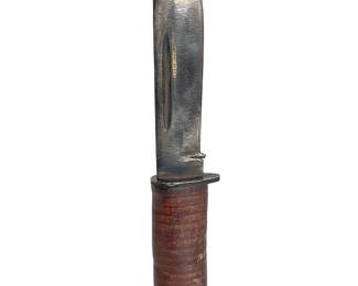 Vintage WWII Cattaraugus 225Q Quartermaster Utility Combat Knife - U.S. Military WW2

