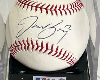 Jason Bay Autographed Seattle Mariners Baseball with "#12" Final Season Inscription
