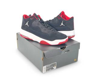 New in Box Nike Air Jordan MAX Aura 2 "Bred" Sneakers, US 11.5
