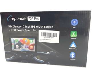 Carpuride W702 Pro Motorcycle GPS - New Factory Sealed Box - Apple CarPlay Android Auto 7" Waterproof Screen
