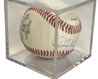Dan Wilson Signed Seattle Mariners Baseball, Autograph from M's Hall of Fame Catcher
