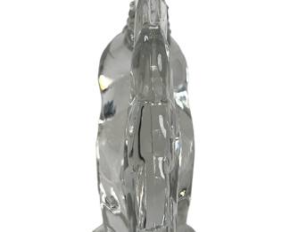 Vintage Heisey Crystal No. 1557 "Chanticleer" Rooster Art Glass Vase (c. 1939-48)

