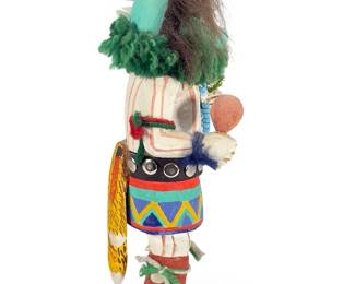 Vintage Hopi SALAVI Spruce Katsina Doll by LOGAN DALLAS Signed
