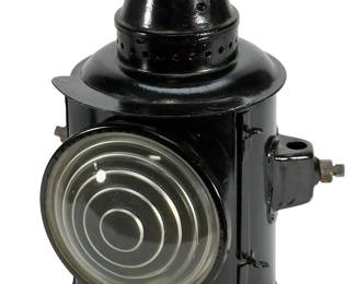Antique Adlake Railway Motor Car Lamp, Early 20th C. Adams & Westlake Kerosene Headlight
