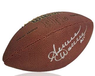 Seneca Wallace Signed Wilson Football w/ Iowa State Cyclones / Seahawks QB
