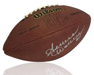 Seneca Wallace Signed Wilson Football w/ Iowa State Cyclones / Seahawks QB
