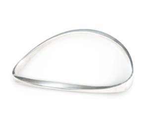 Vintage Taxco Mexican Modernist Sterling Silver 925 Sculptural Wave Bangle Bracelet TE-18
