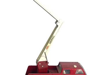 Vintage 1970s Tonka Snorkel Fire Truck No. 505 Pressed Steel Toy - Made in USA
