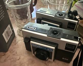 Vintage Kodak cameras