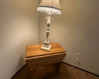 table lamp & side table