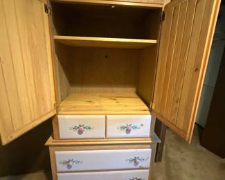 vintage armoire (open)