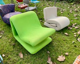Pierre Paulin style chairs