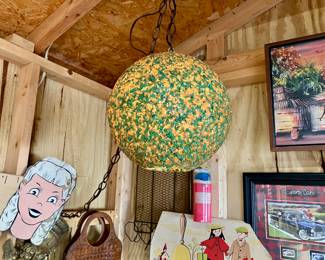 Spaghetti swag lamp