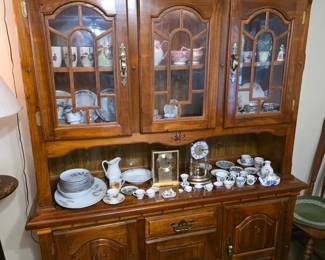 Beautiful china cabinet. 