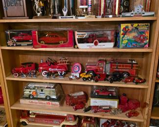 Firetrucks and models.