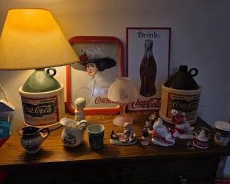 Coca-Cola memorabilia. 