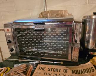Hoover antique rotisserie oven. 