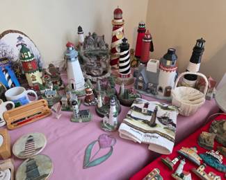 Lighthouse collectibles. 